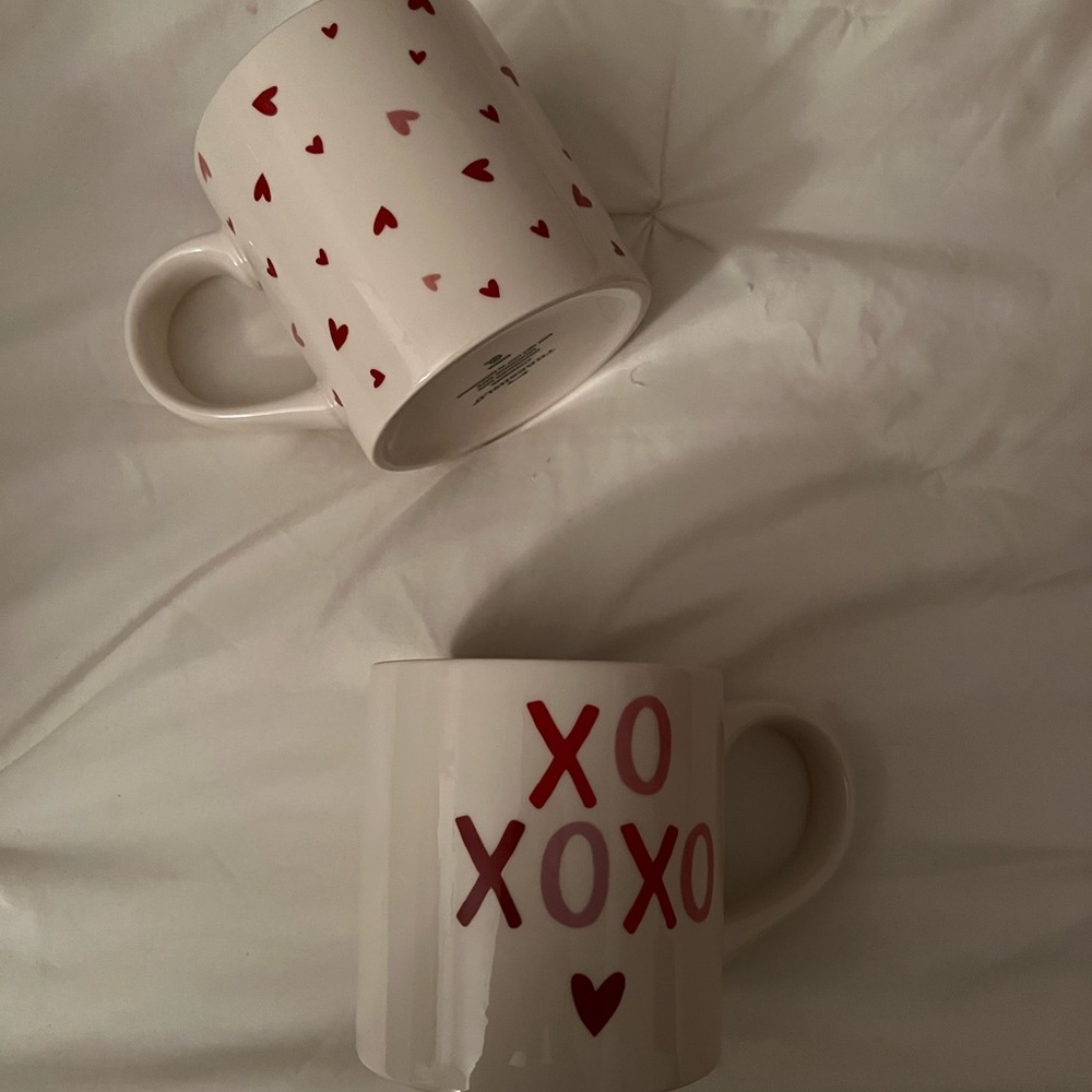 Threshold Heart Patterned & XOXO Mug Bundle